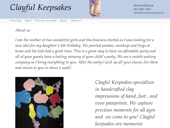 www.clayfulkeepsakes.net