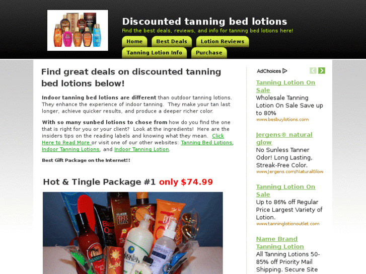 www.discountedtanningbedlotions.com