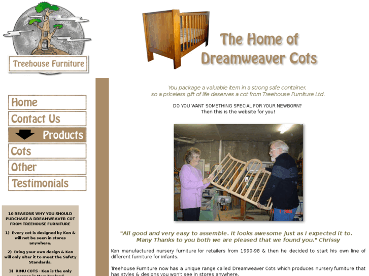 www.dreamweavercots.co.nz