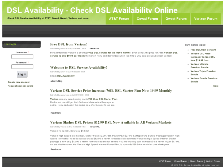www.dslserviceavailability.com