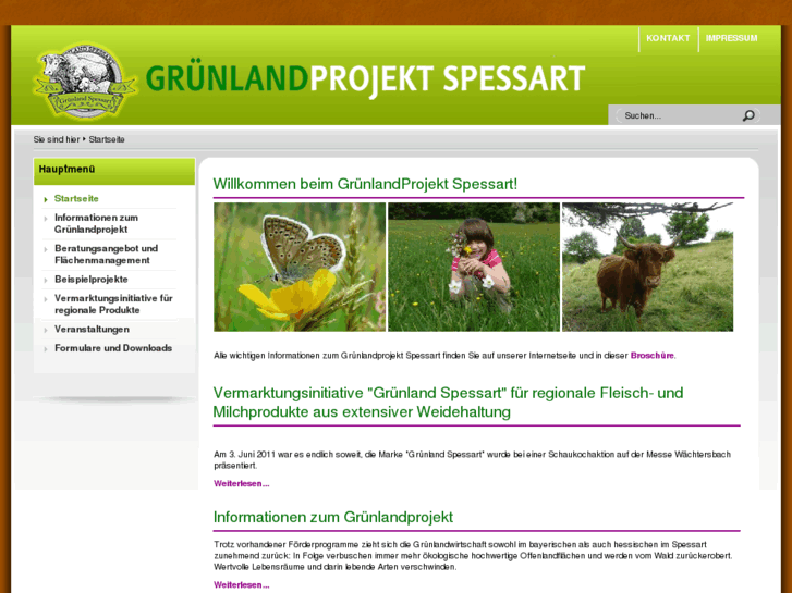 www.gruenland-spessart.de