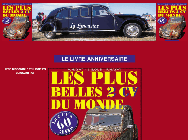 www.lesplusbelles2cvdumonde.com