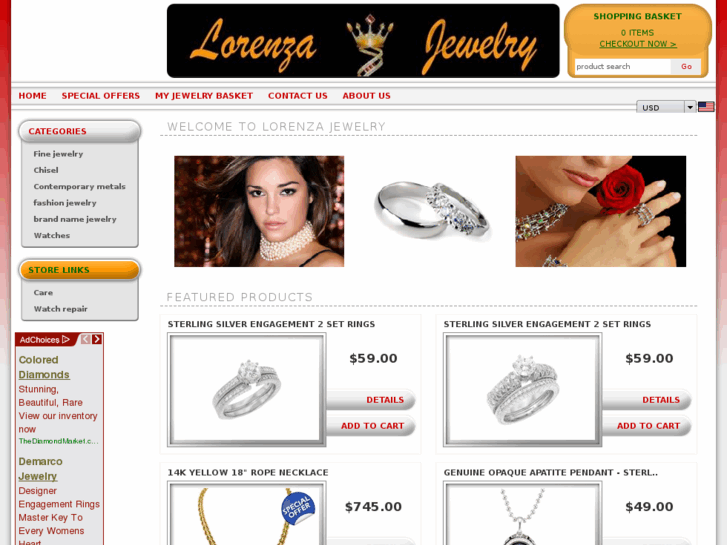 www.lorenza-jewelry.com