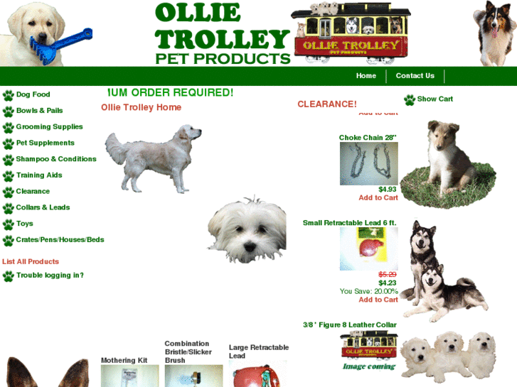 www.ollietrolleypetproducts.com