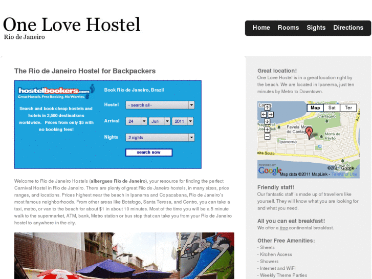 www.onelovehostels.com