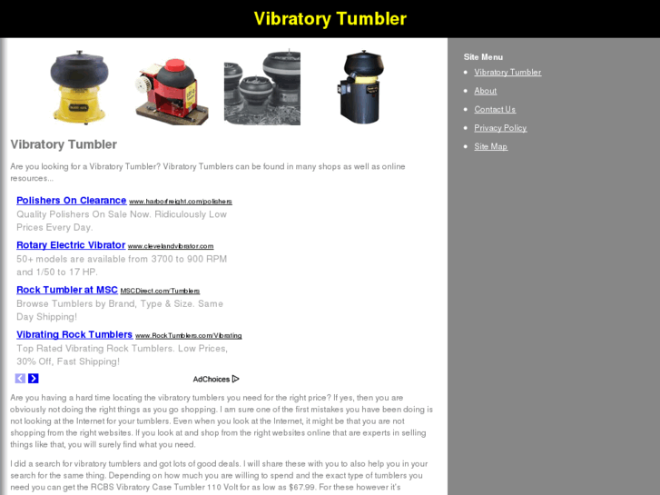 www.vibratorytumbler.net