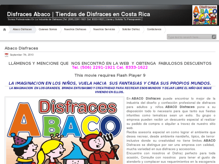 www.alquilerdedisfracescostarica.com