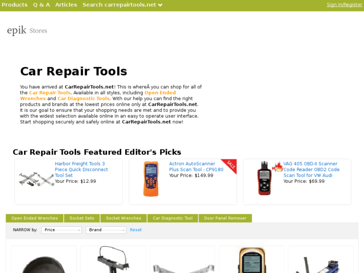 www.carrepairtools.net