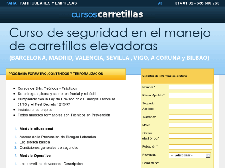 www.cursoscarretillas.es