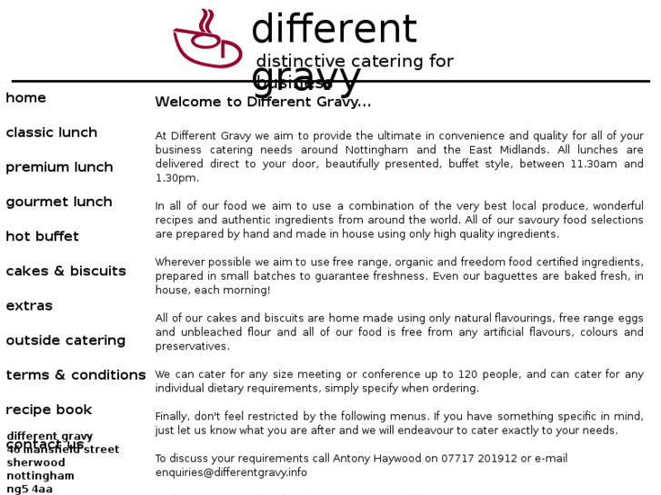 www.differentgravy.info