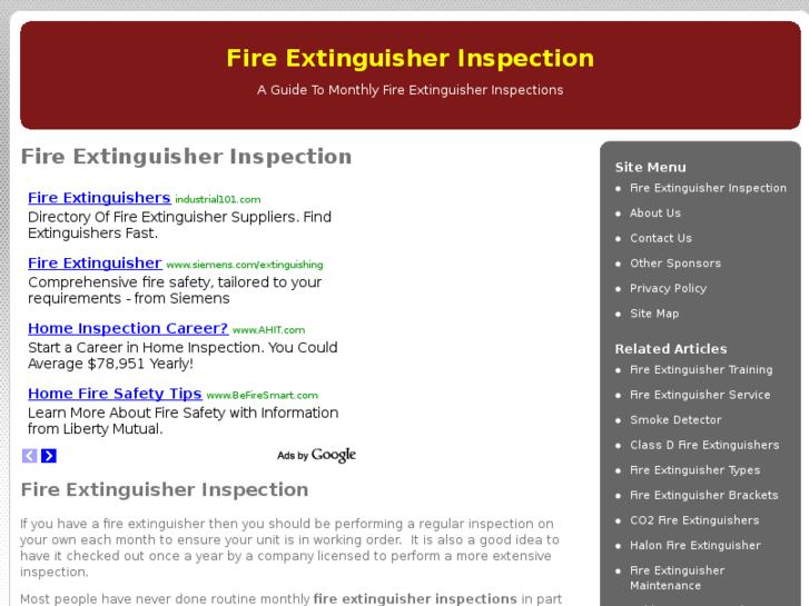 www.fireextinguisherinspection.org
