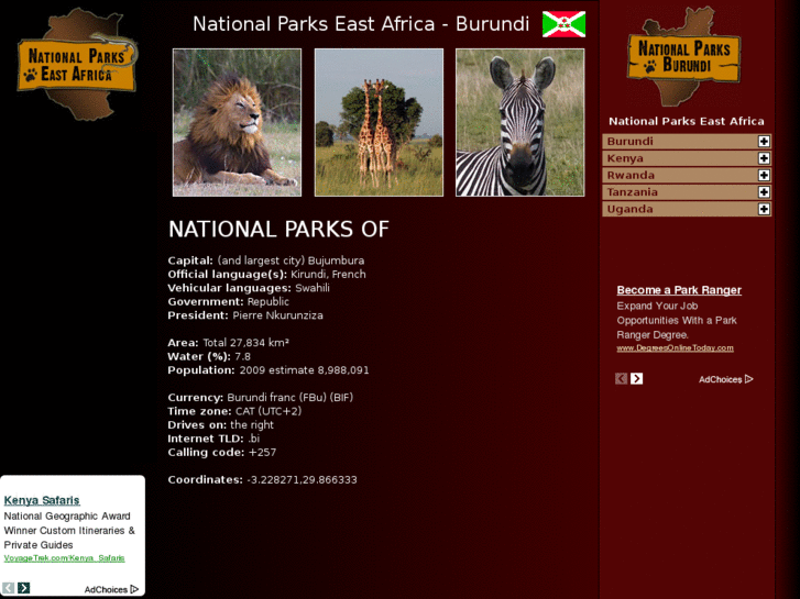 www.nationalparksofburundi.com