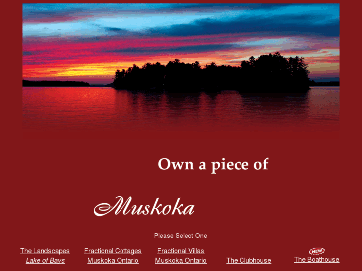 www.ownapieceofmuskoka.com