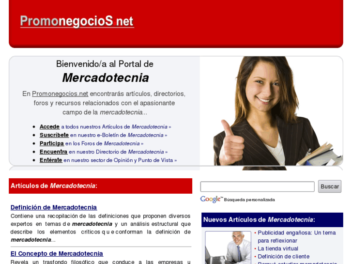 Promonegocios.Net: MERCADOTECNIA | Portal De Mercadotecnia