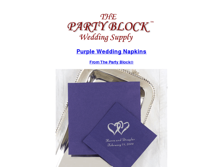 www.purpleweddingnapkins.com