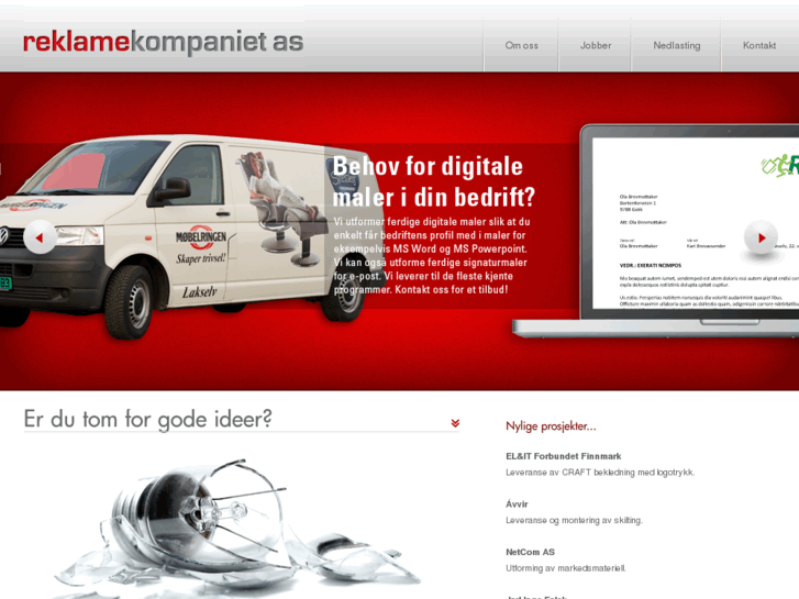 www.reklamekompaniet.no