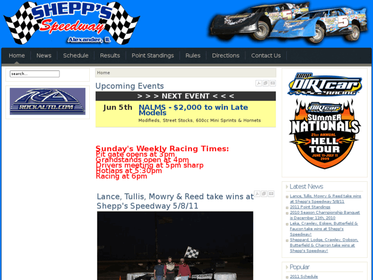 www.sheppsspeedway.com