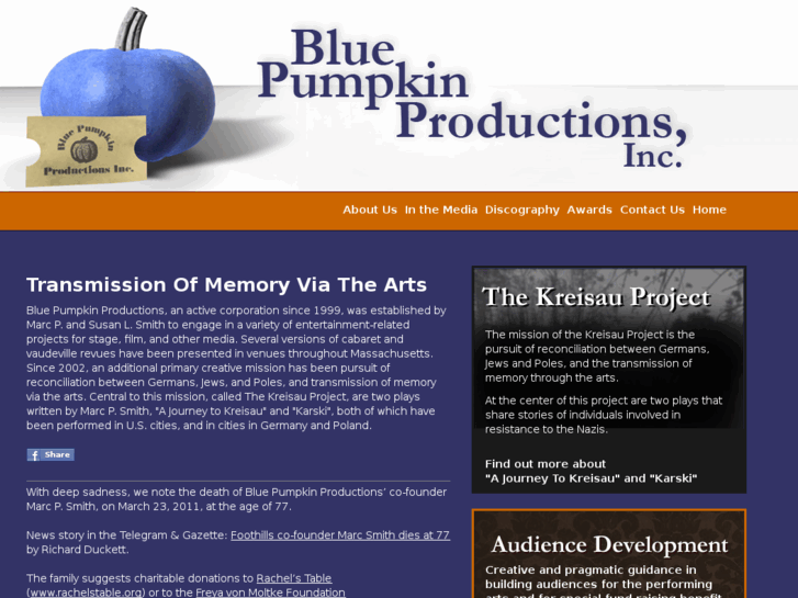 www.bluepumpkinproductions.com