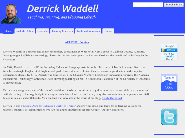 www.derrickwaddell.com