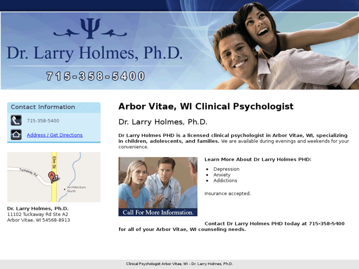 www.drlarryholmesphd.com