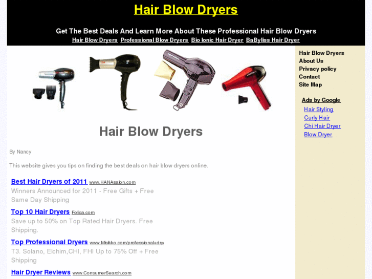 www.hairblowdryers.org