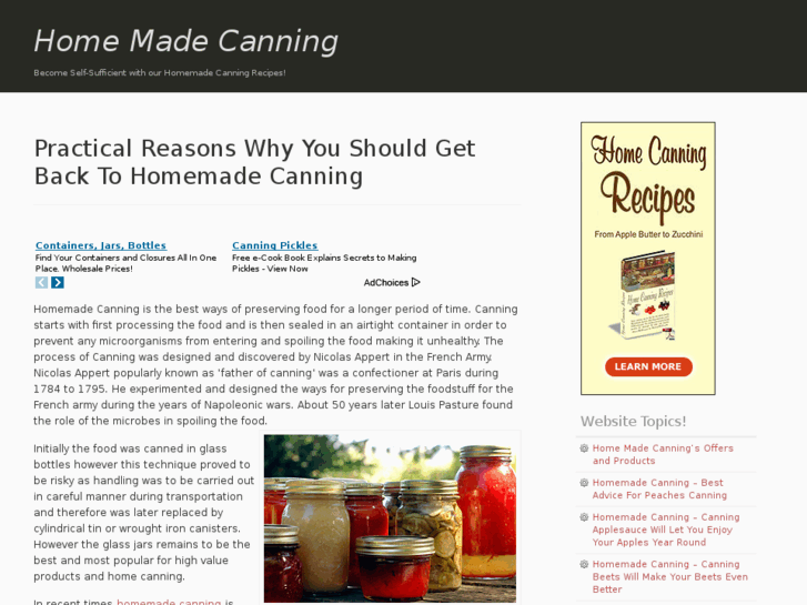 www.homemadecanning.com