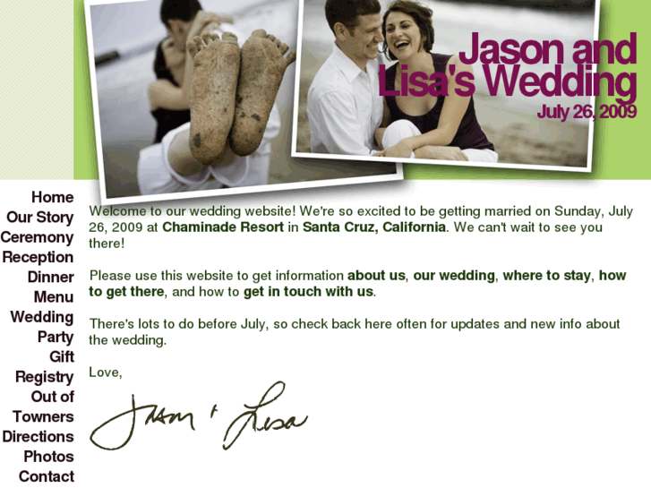 www.jasonandlisa.net