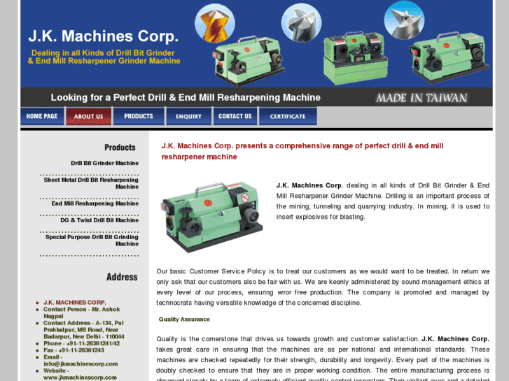 www.jkmachinescorp.com