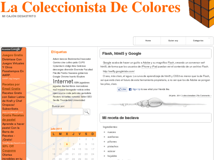 www.lacoleccionistadecolores.com