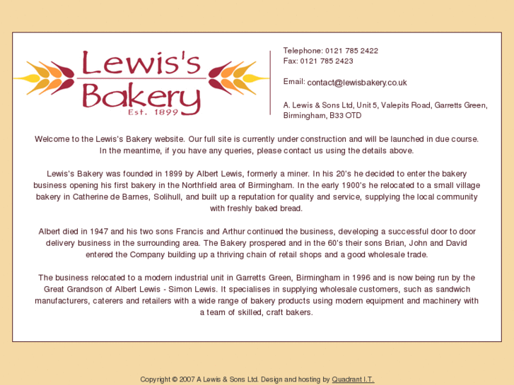 www.lewisbakery.com