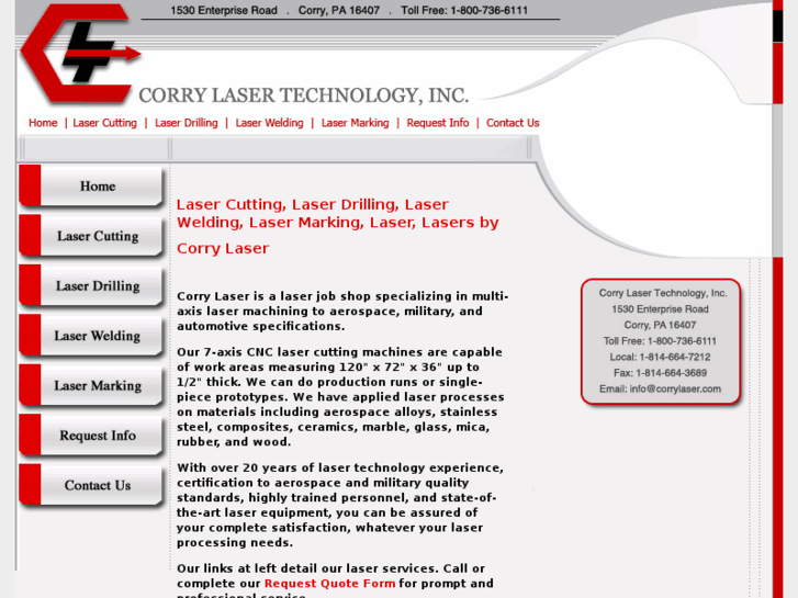 www.corrylaser.com