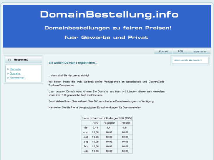 www.domainbestellung.info