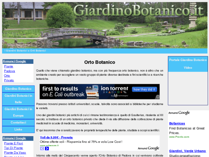 www.giardinobotanico.it