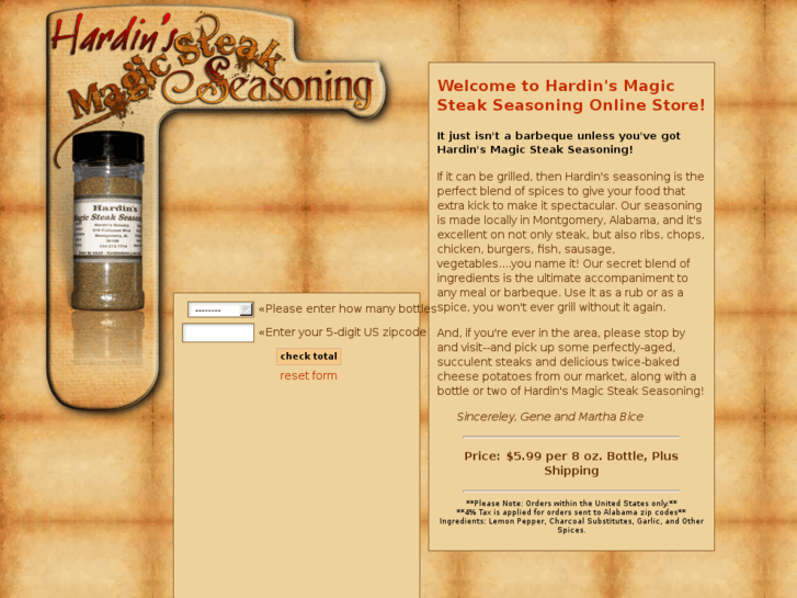 www.hardinsmagicsteakseasoning.com