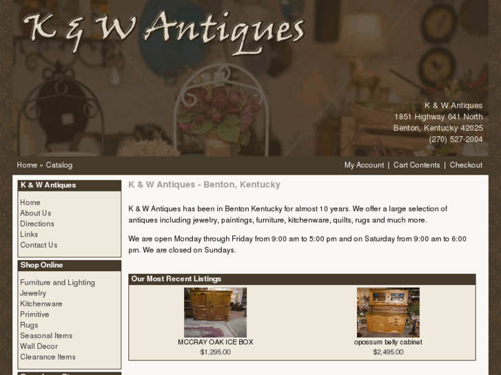 www.kandwantiques.com