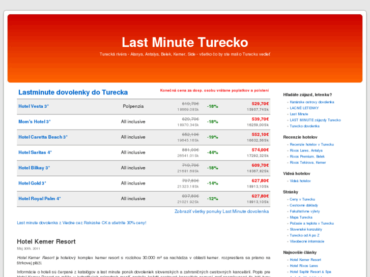 www.last-minute-turecko.sk