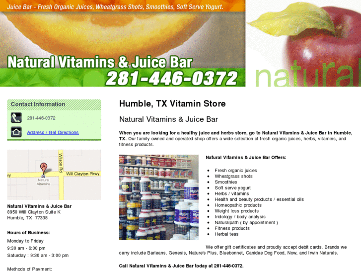 www.naturalvitaminsandjuicebar.com