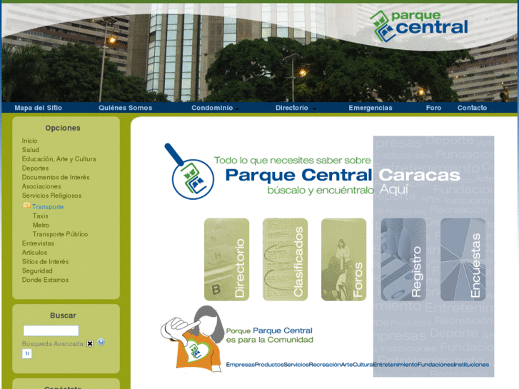 www.parquecentralcaracas.com