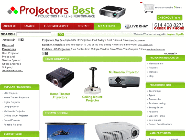www.projectorsbest.com