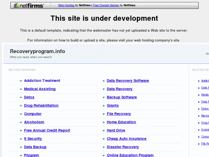 www.recoveryprogram.info