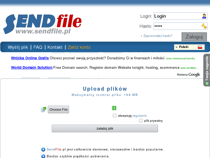 www.sendfile.pl