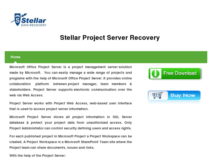 www.stellarprojectserverrecovery.com