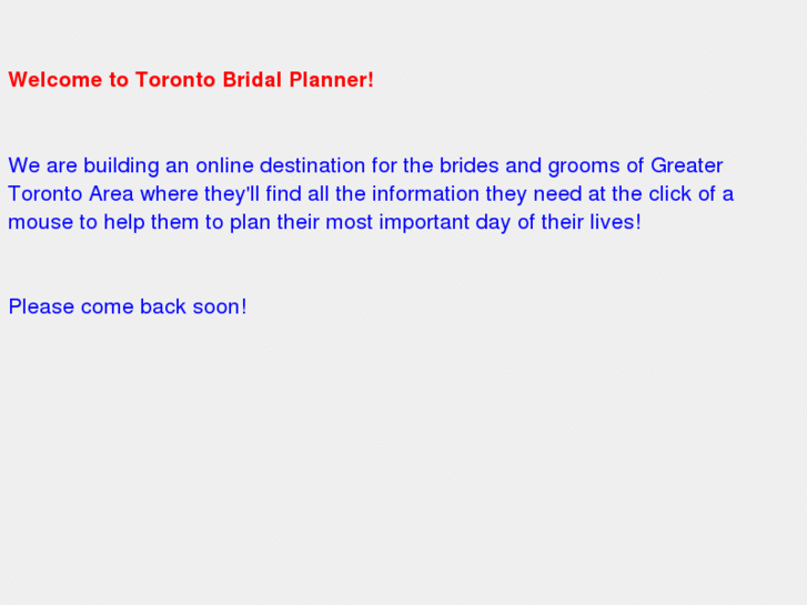 www.torontobridalplanner.com