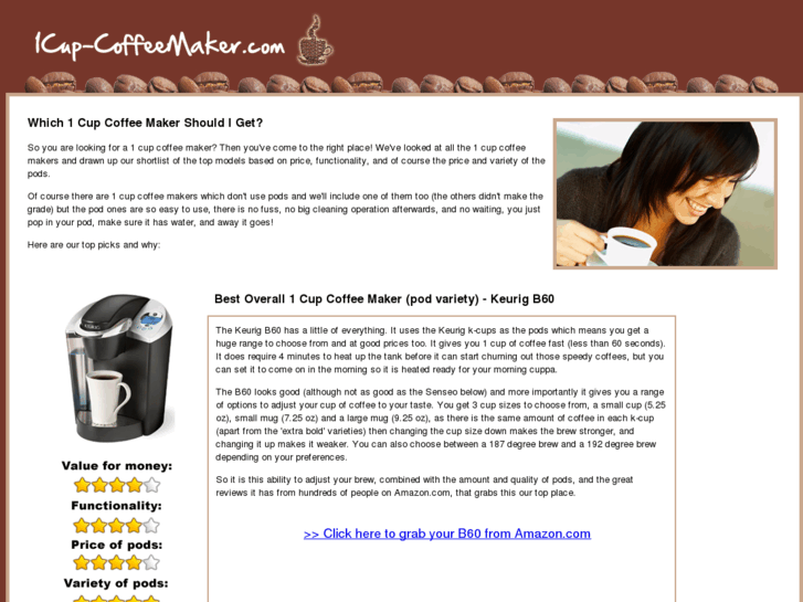 www.1cup-coffeemaker.com