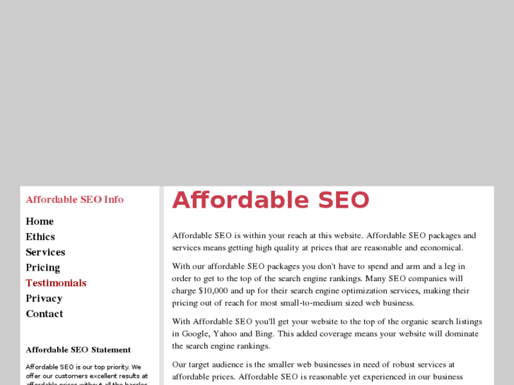 www.affordableseo.net