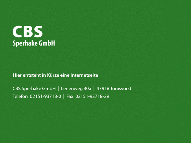 www.cbs-sperhake-gmbh.com