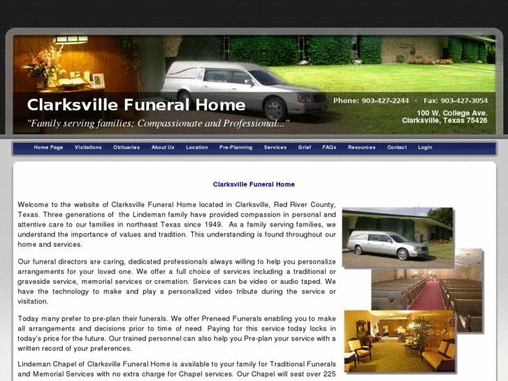 www.clarksvillefuneralhome.com