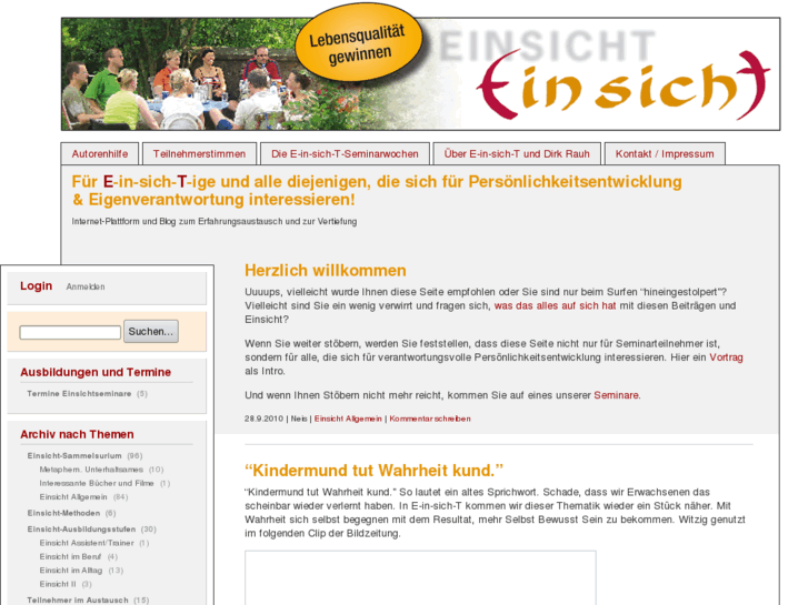 www.einsicht.info