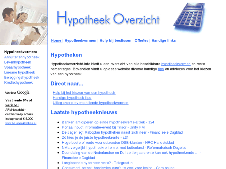 www.hypotheekoverzicht.info