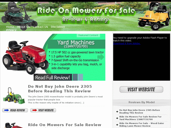 www.ride-on-mowers-for-sale.org